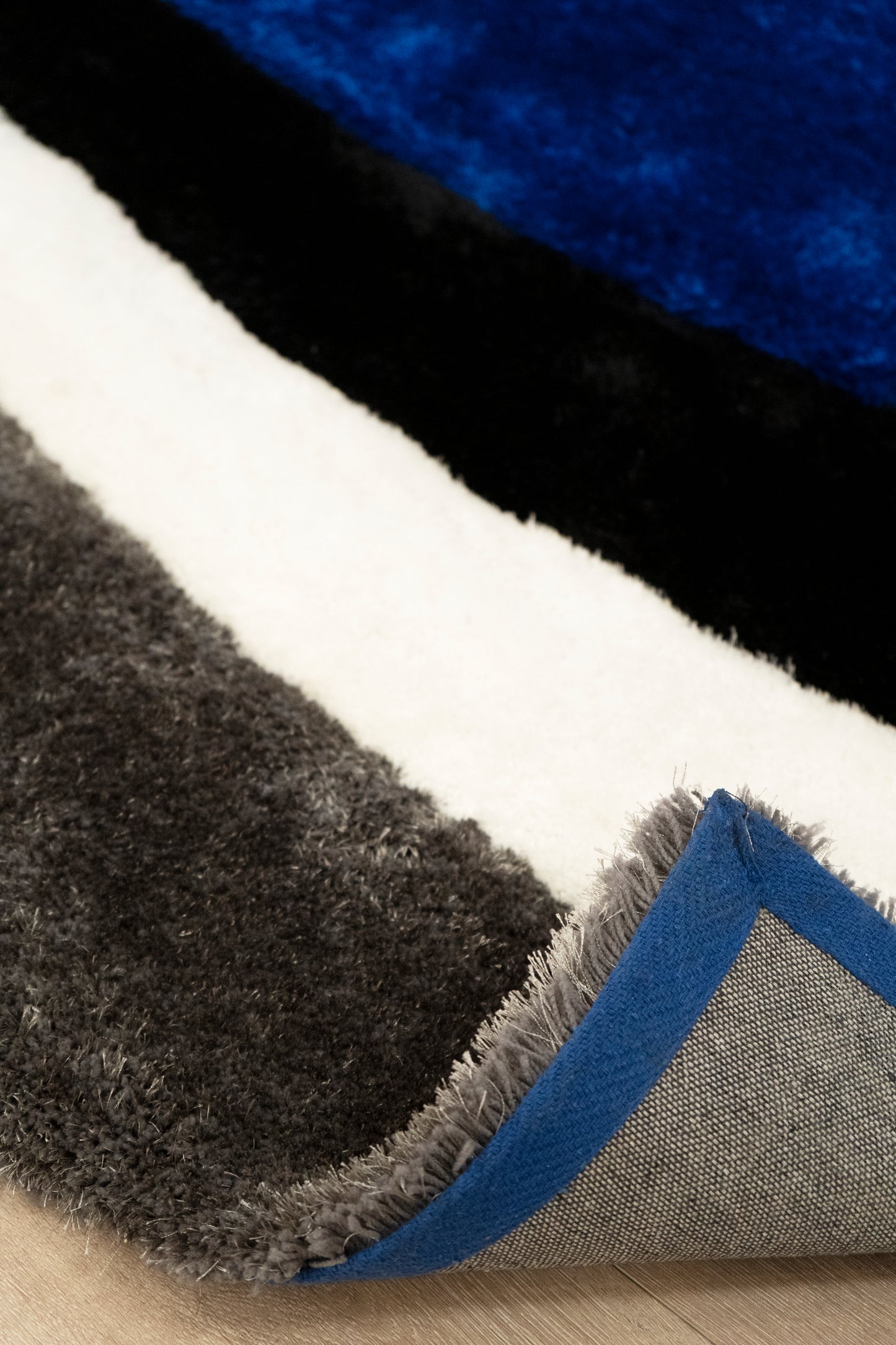 3D Striped Shaggy Area Rug - Expo Home Decor