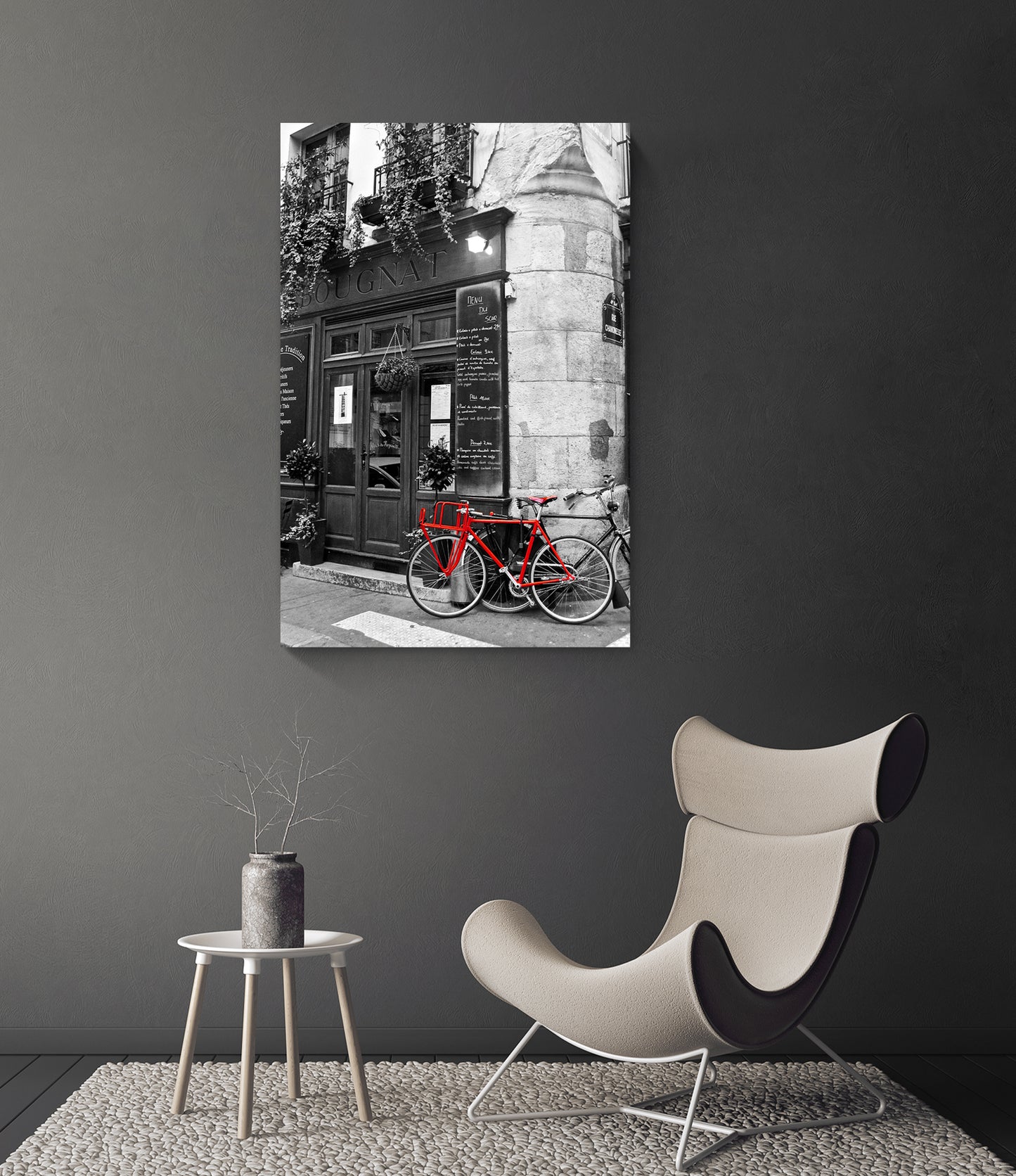 Paris City Glass Wall Art 24"x36"