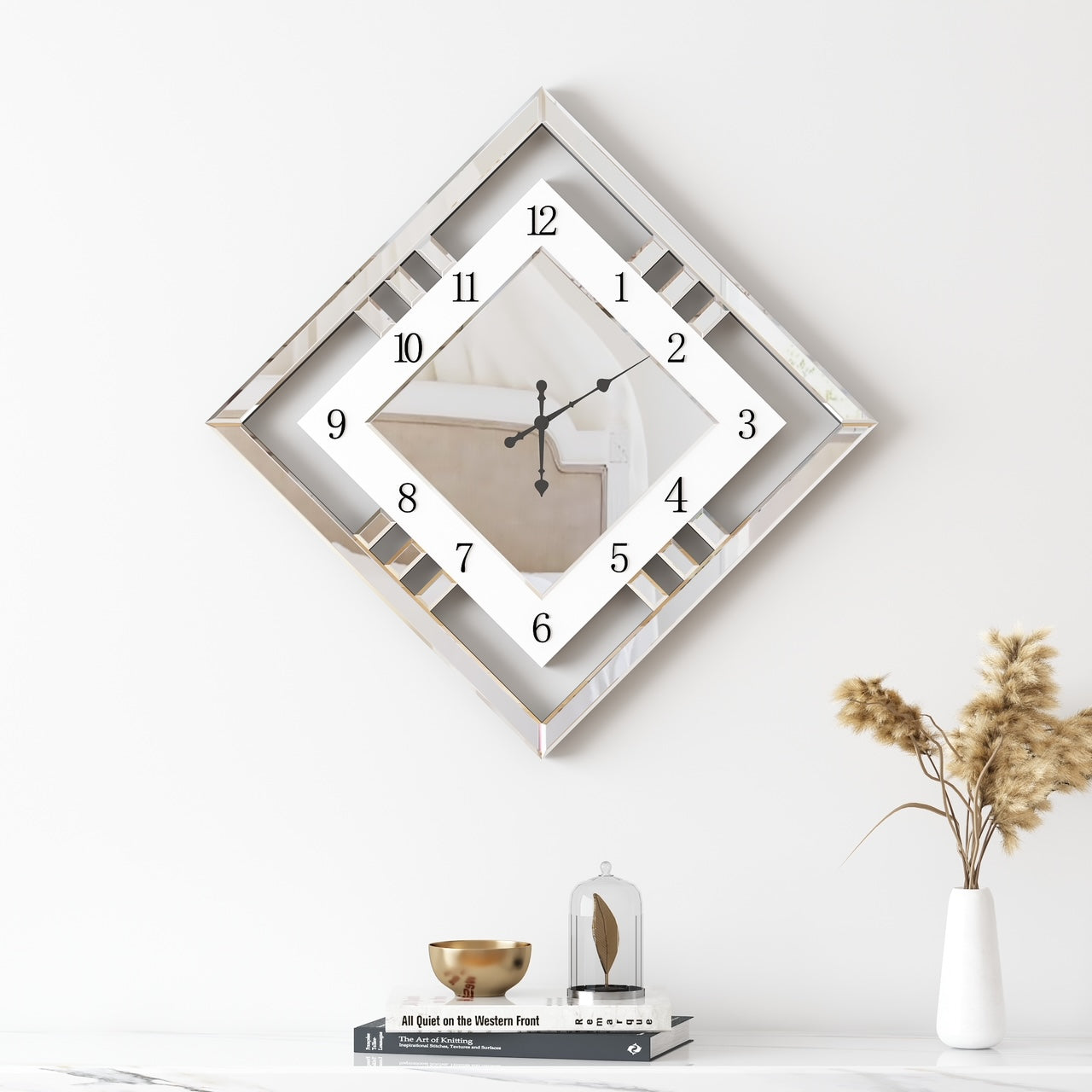 Glass Wall Clock - Expo Home Decor