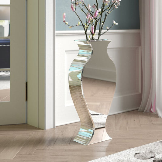 Mirrored Glass Floor Vase - Expo Home Decor