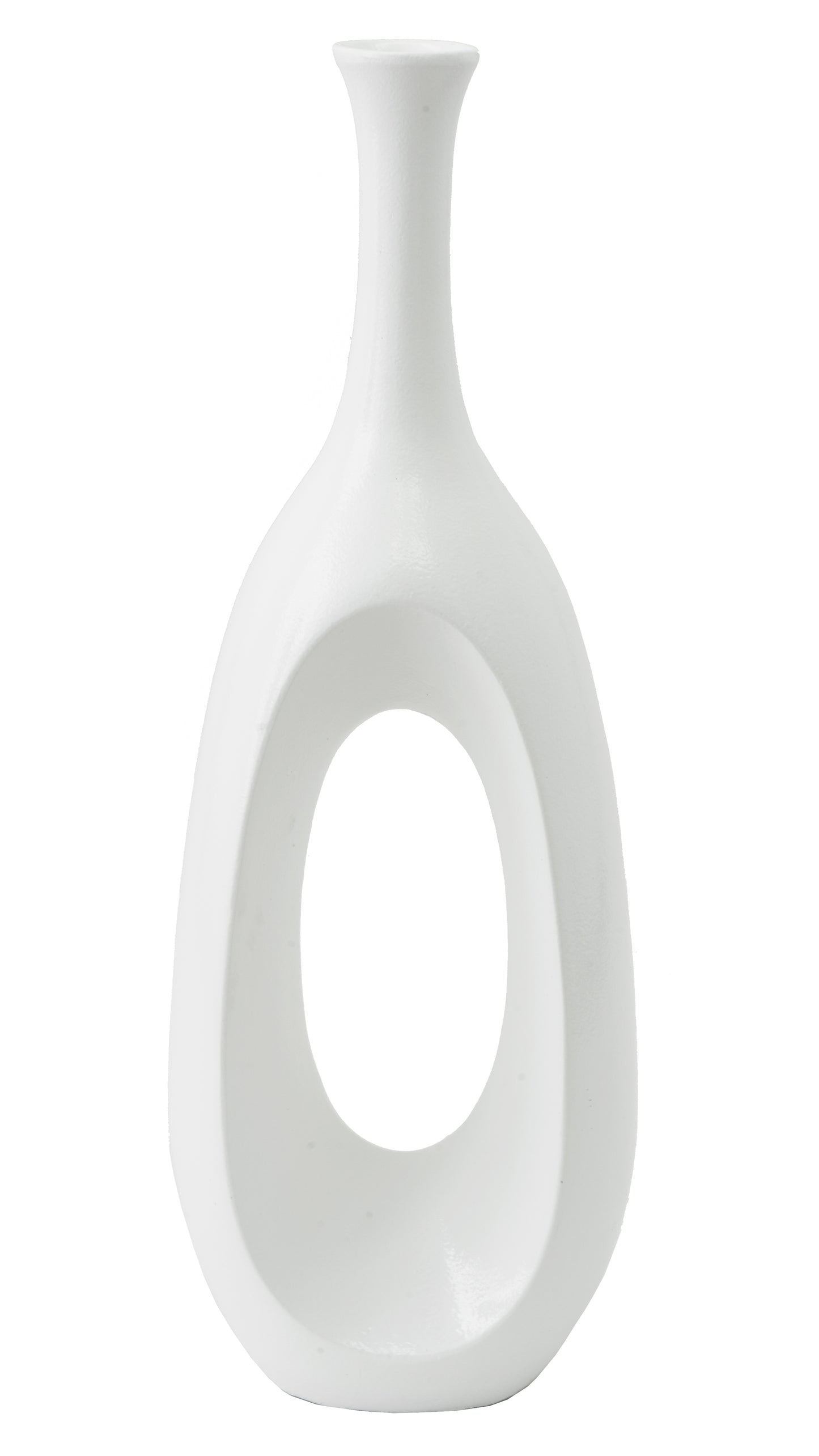 White Modern Floor Vase Planter - Expo Home Decor