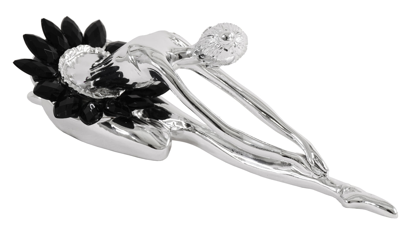 Stretching Ballerina Sculpture