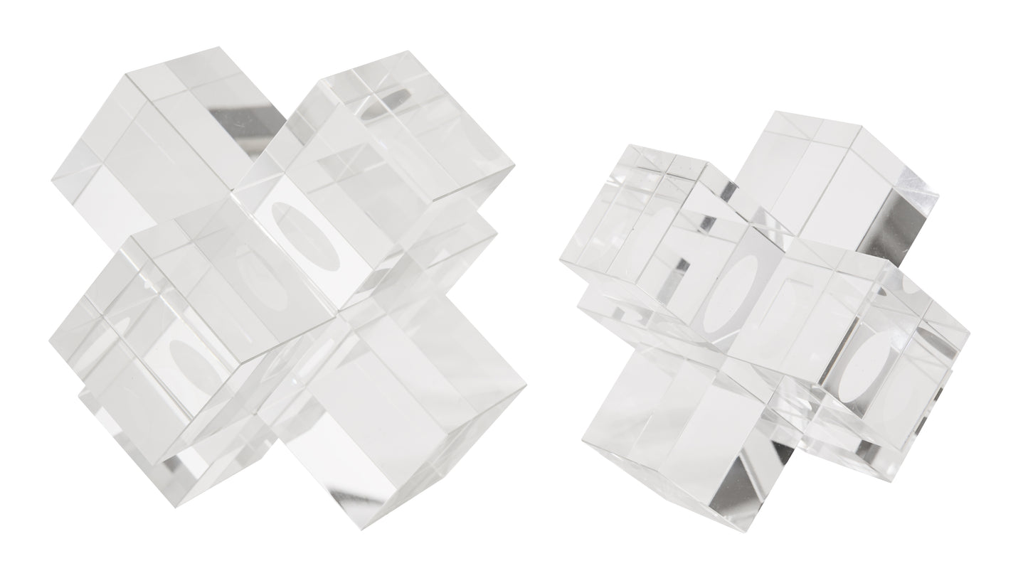 Crystal Tabletop Jack Decor