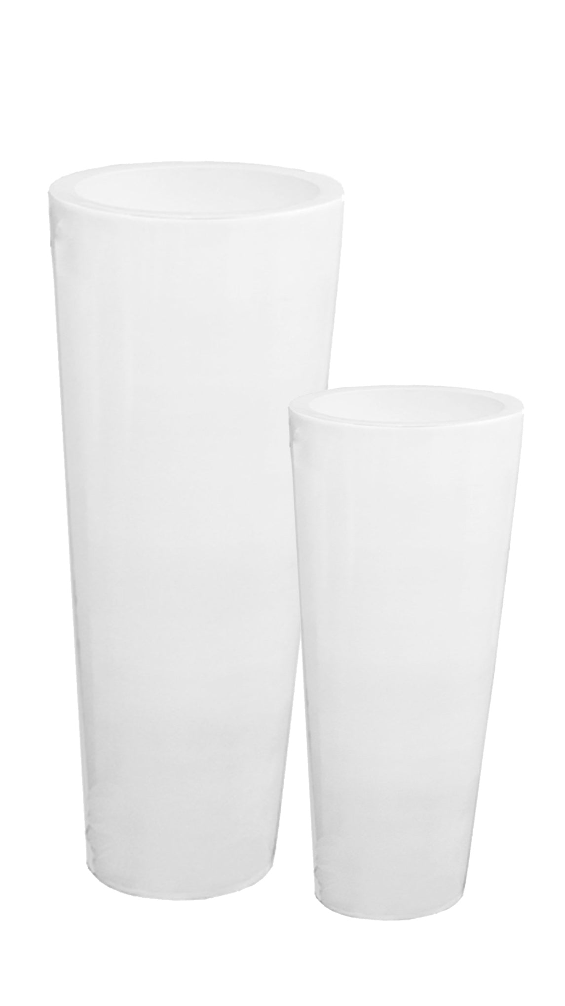 White Floor Vase Planters - Expo Home Decor