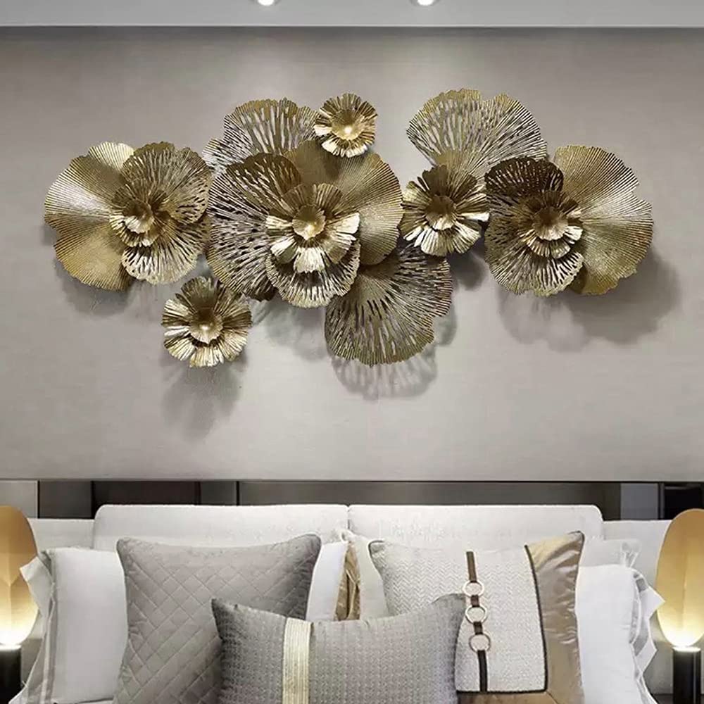 Gold Metal Wall Art - Expo Home Decor