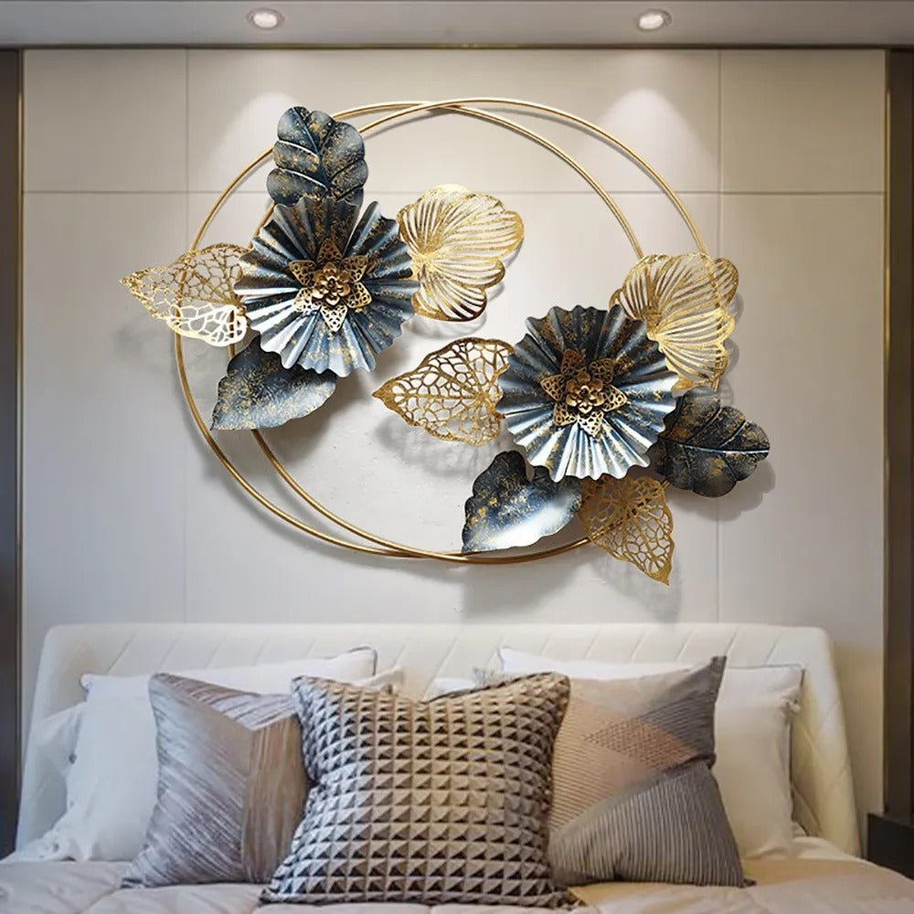 Double Circle Metal Wall Art - Expo Home Decor