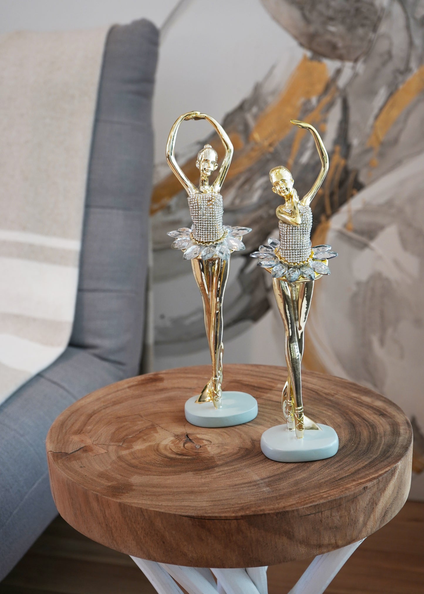 Two Tone Ballerina Figurine - Expo Home Decor