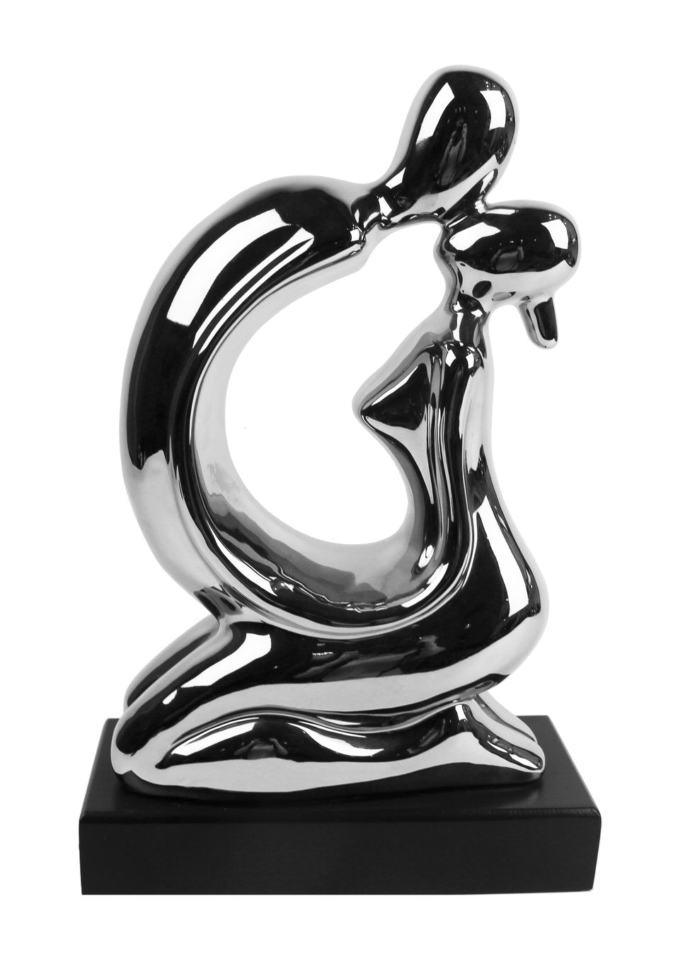 Silver Couple Sculpture - Expo Home Decor