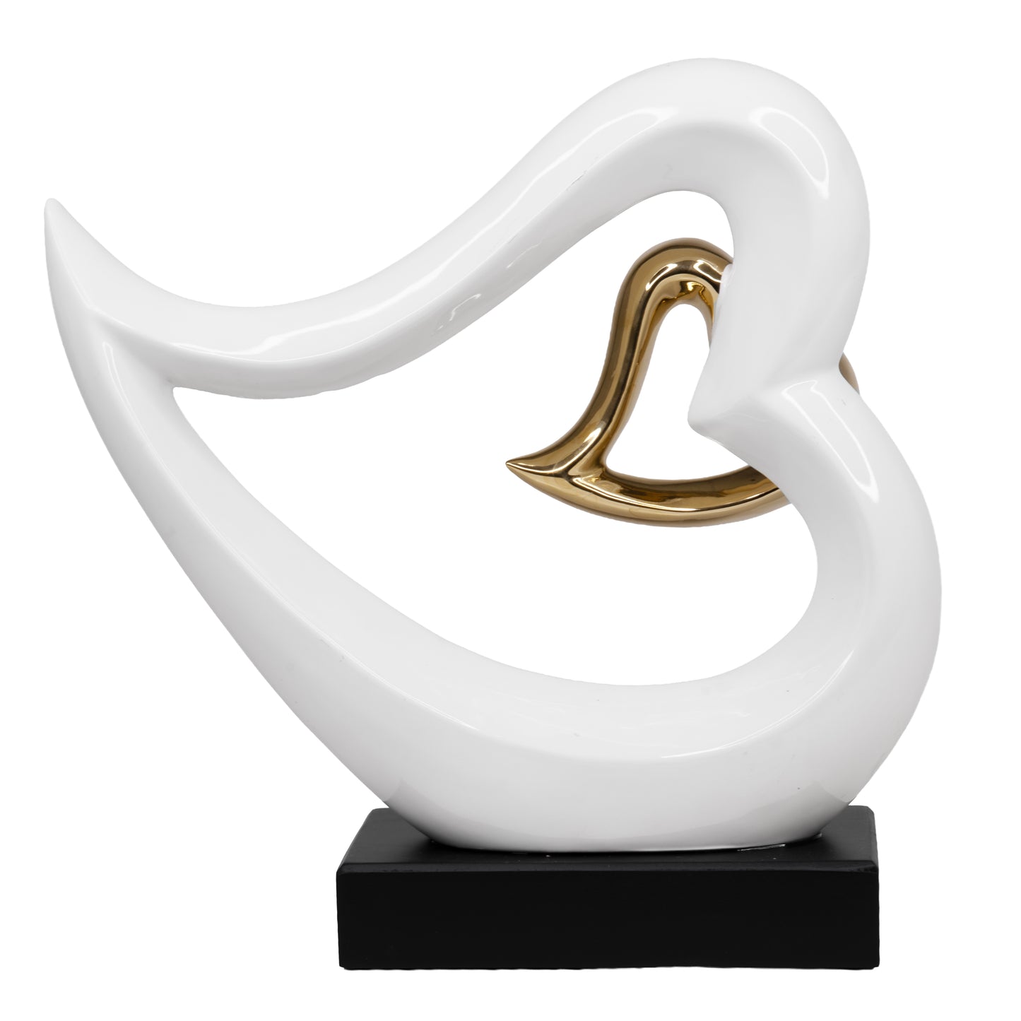 Double Heart Sculpture