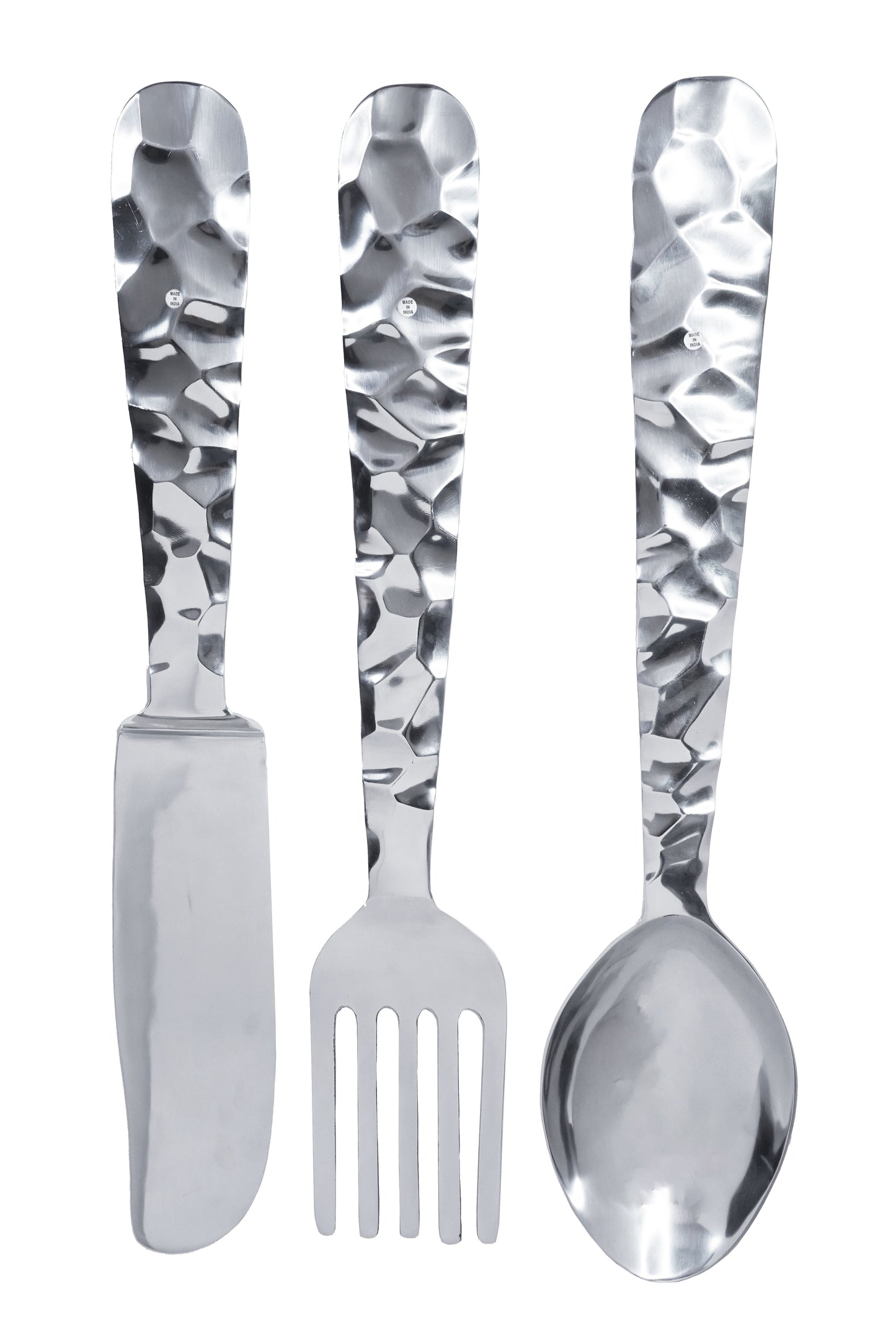 3pc Aluminum Utensil Kitchen Wall Decor 34" - Expo Home Decor