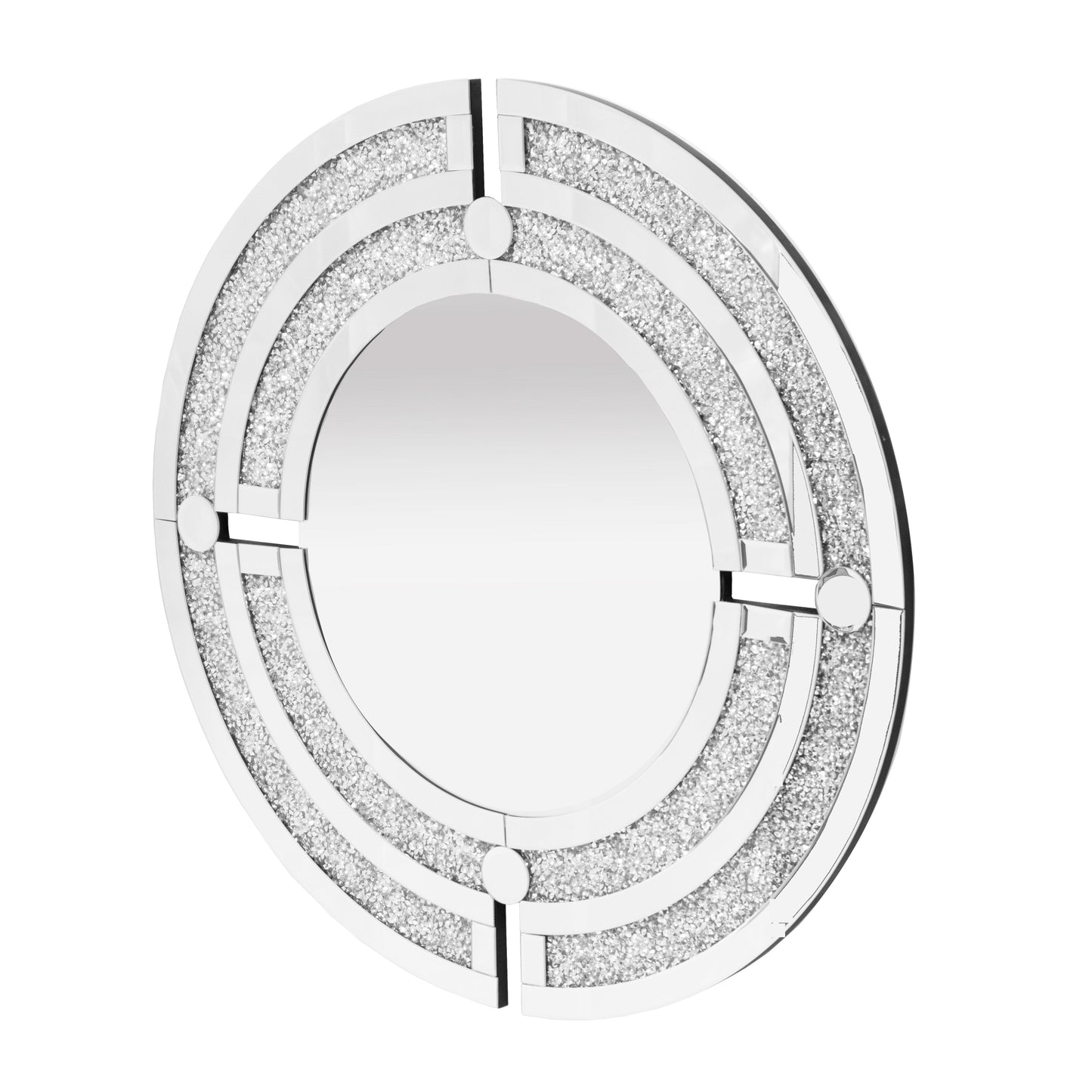 Diamond Round Wall Mirror - Expo Home Decor
