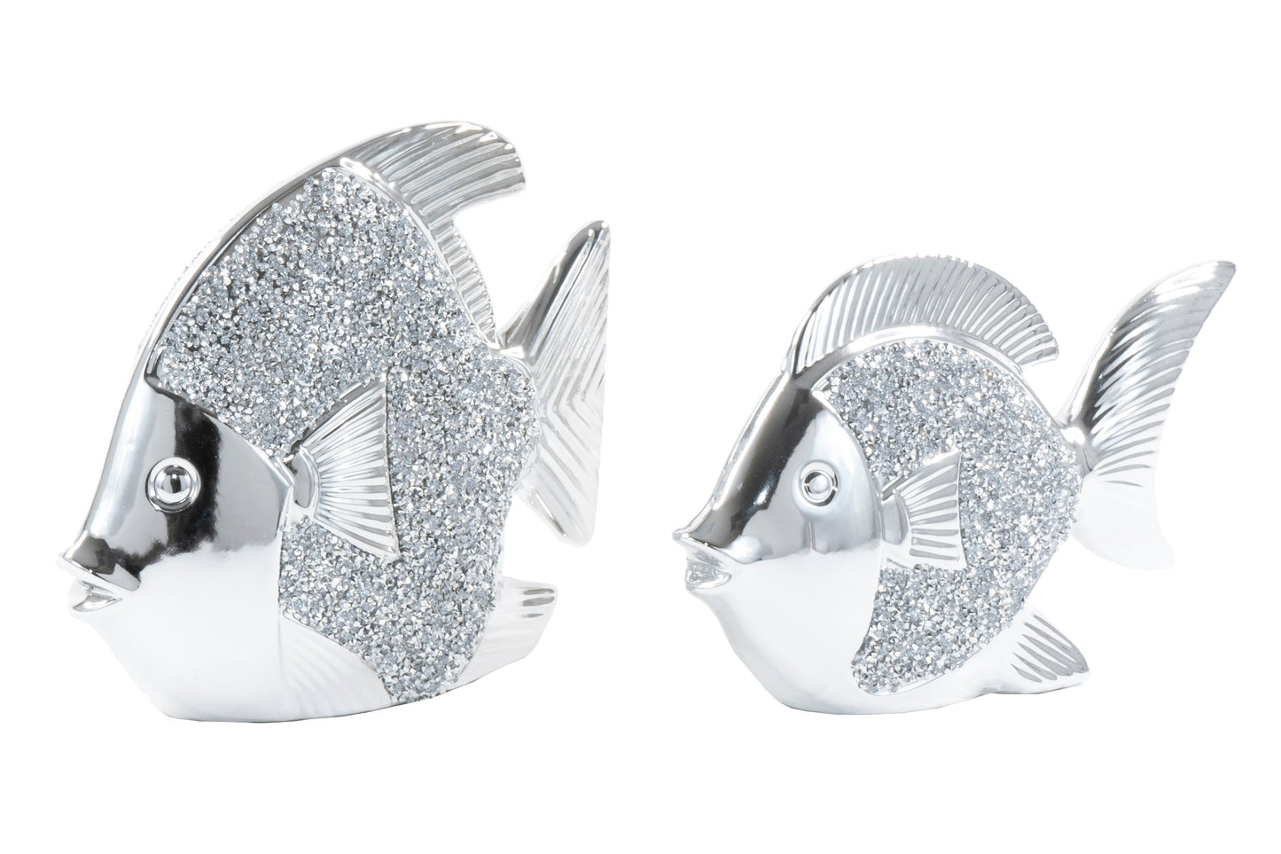 2pc Diamond Fish Set Decor - Expo Home Decor