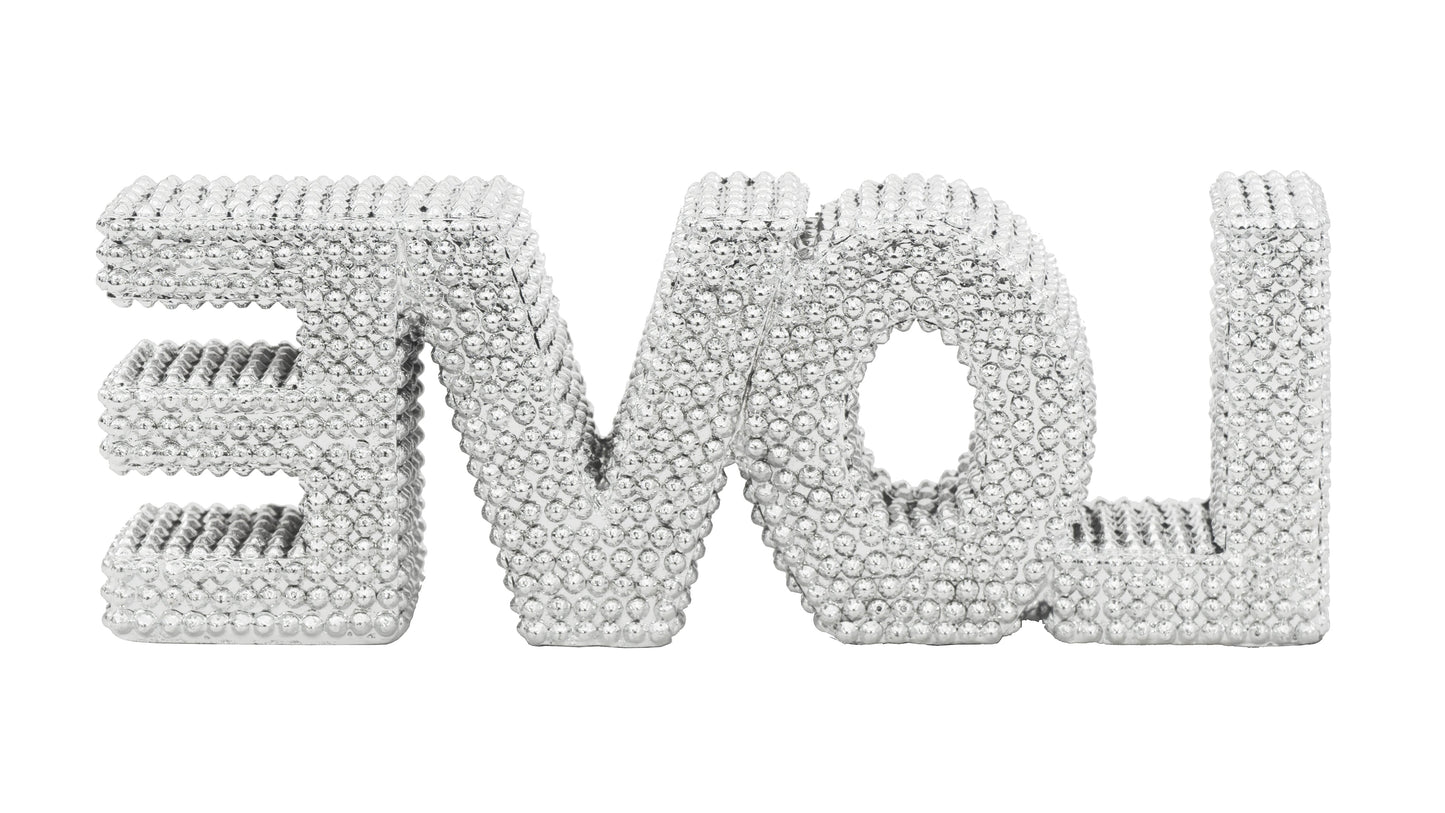 Studded LOVE Tabletop Sculpture - Expo Home Decor