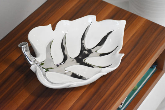Ceramic Leaf Tray Decor - Expo Home Decor