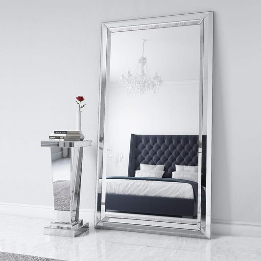X-Large Plain Floor Mirror - Expo Home Decor