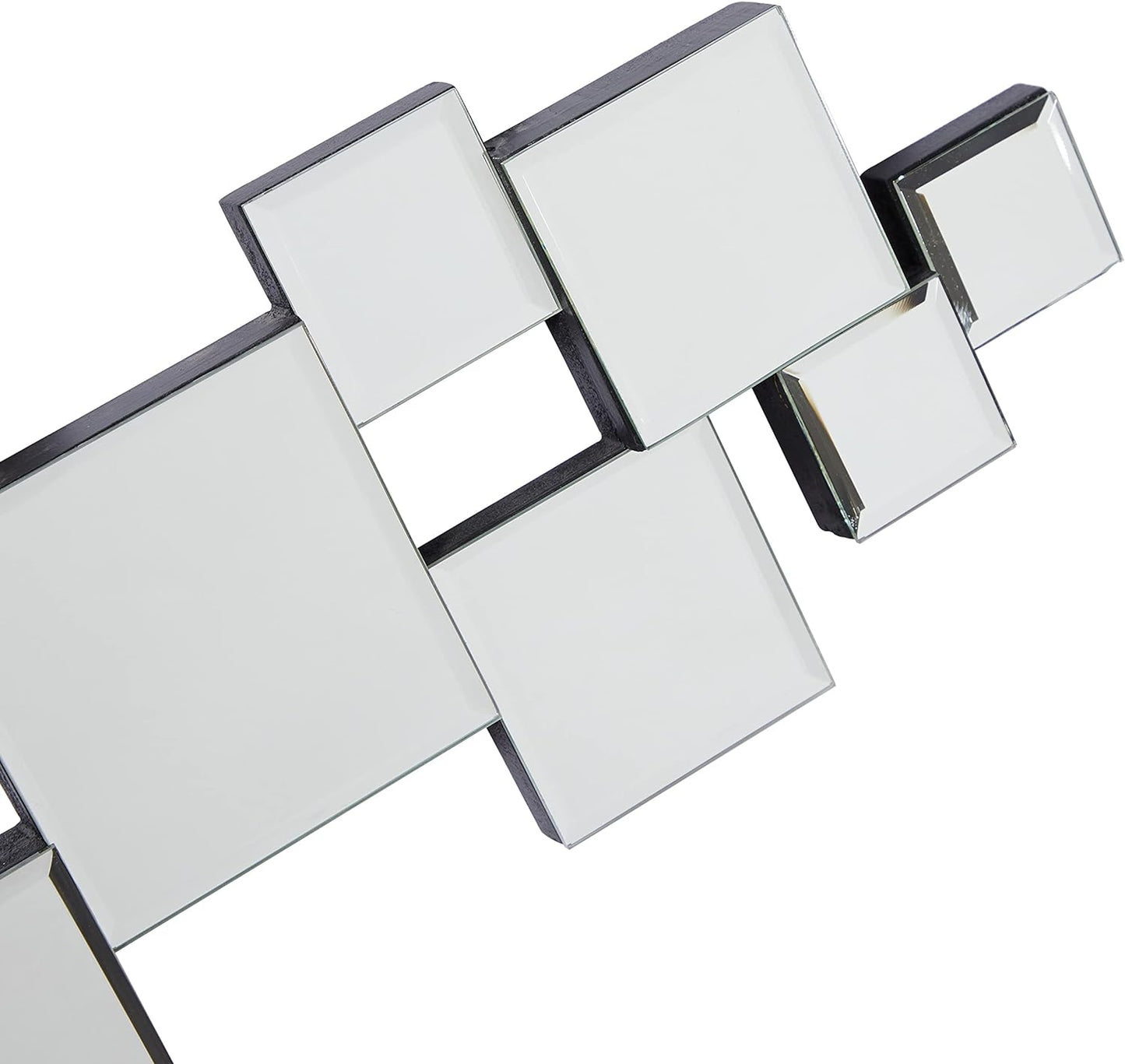 Overlapping Squares Wall Mirror Accent - Expo Home Decor