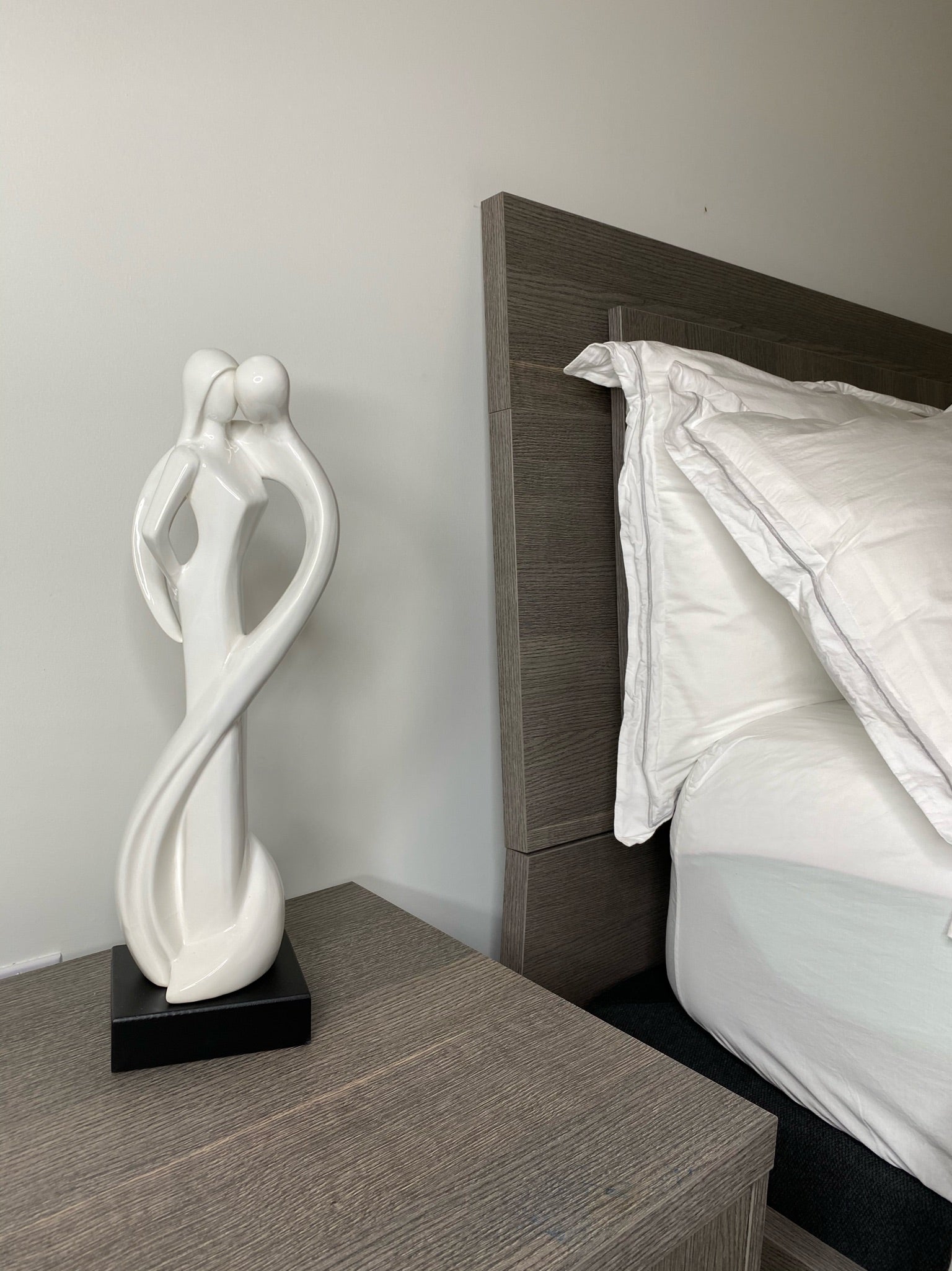 Standing Couple White Sculpture - Expo Home Decor