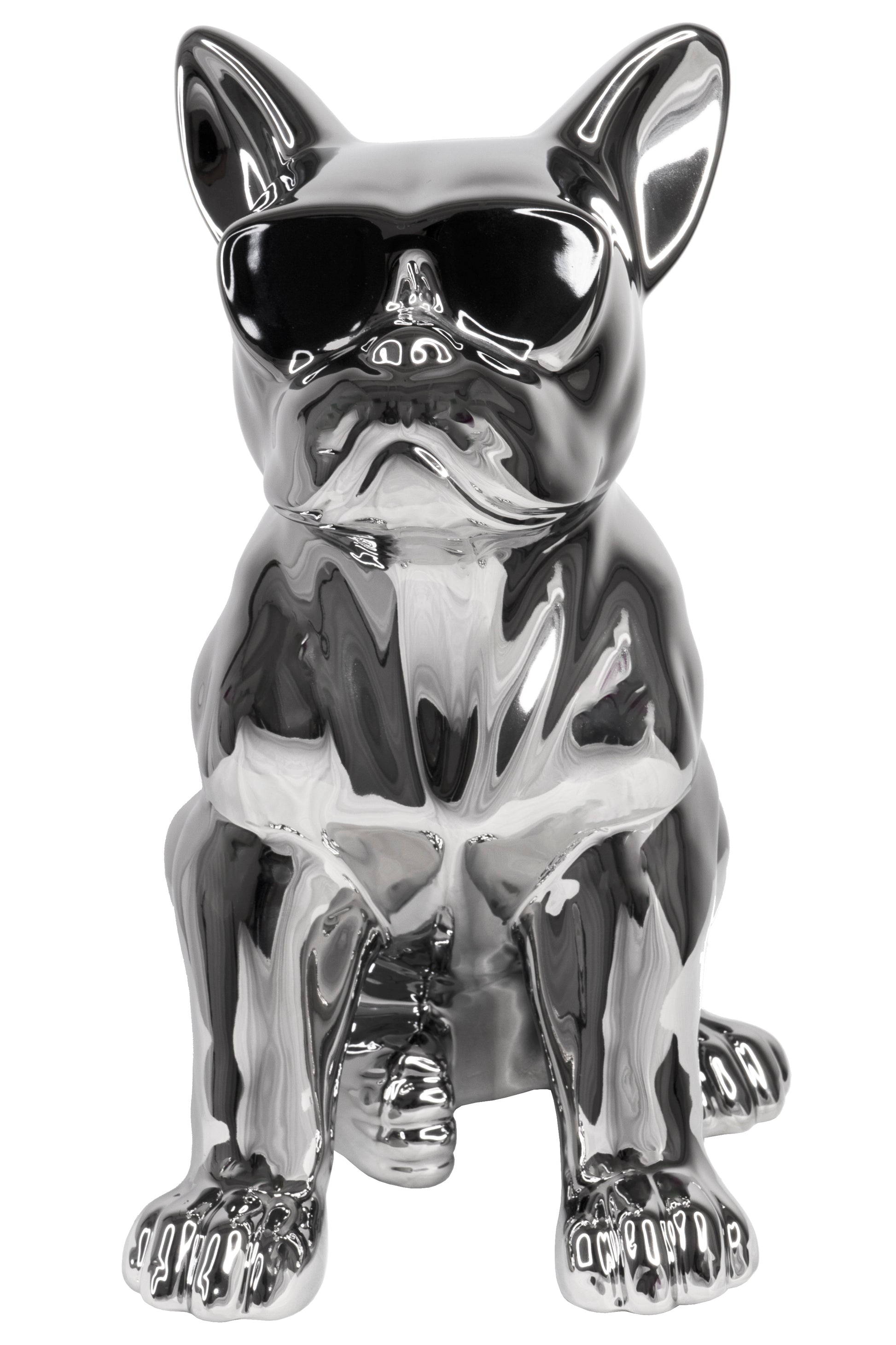 Sitting Bulldog w/ Sunglasses - Expo Home Decor