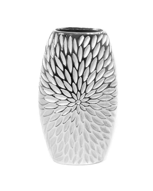 Ceramic Silver Vase - Expo Home Decor