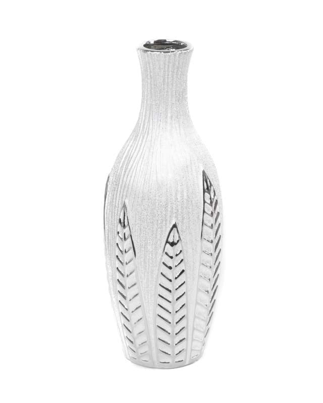 Ceramic Silver Vase - Expo Home Decor
