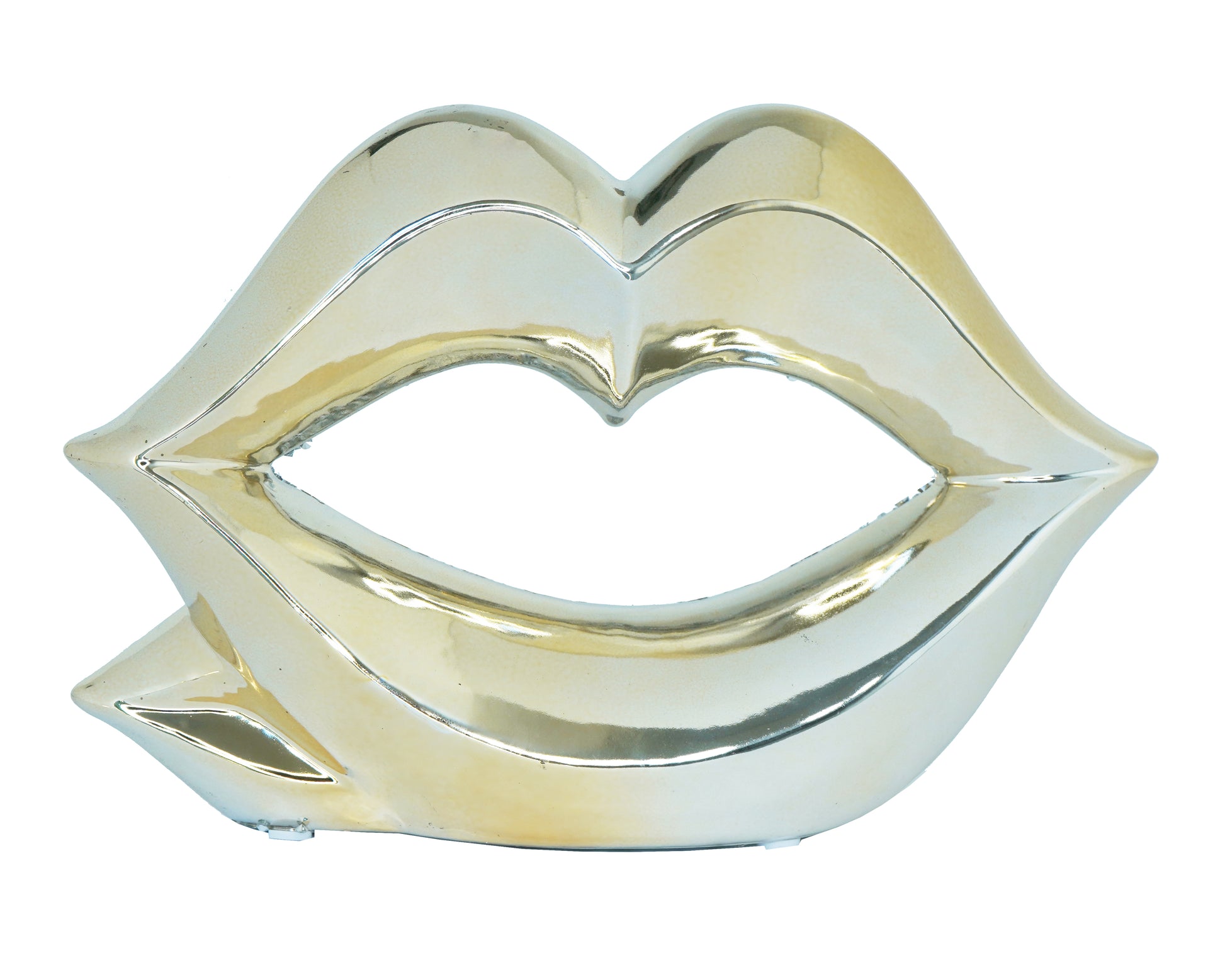 Diamond Lips Tabletop Sculpture - Expo Home Decor