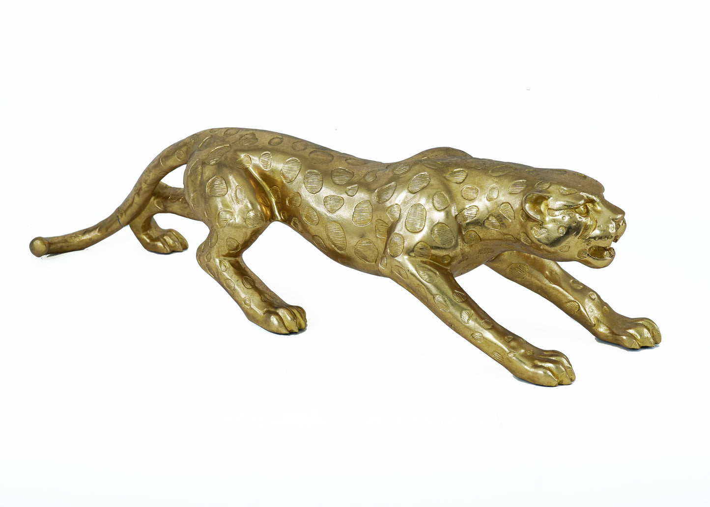 Gold Leopard Sculpture - Expo Home Decor