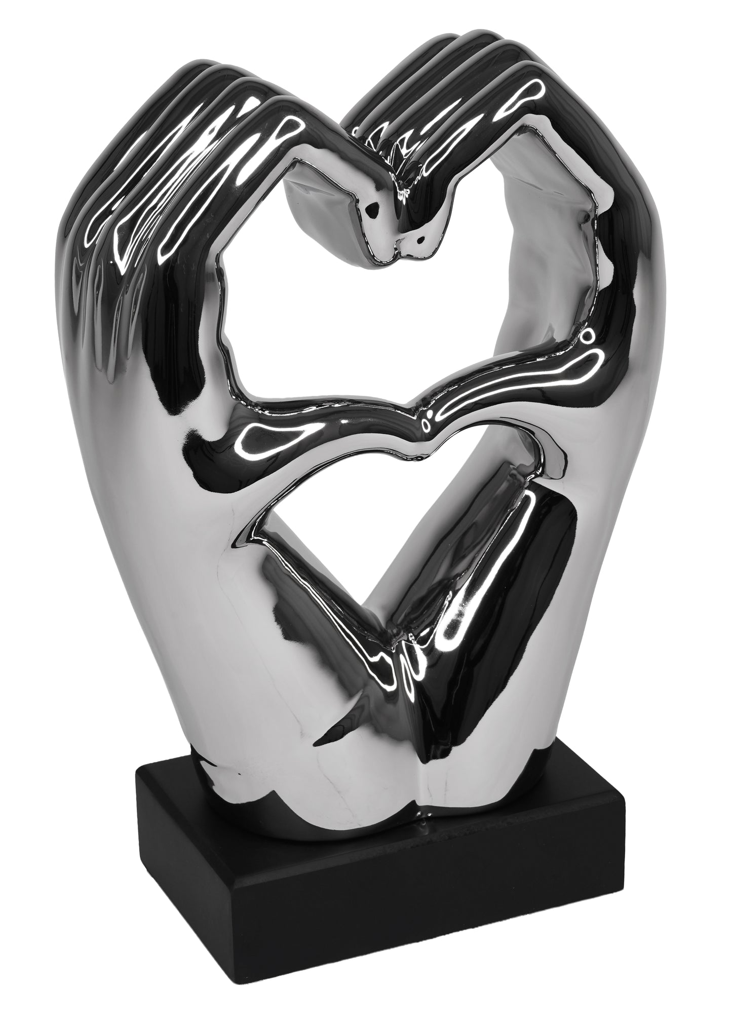 Heart Hands Sculpture