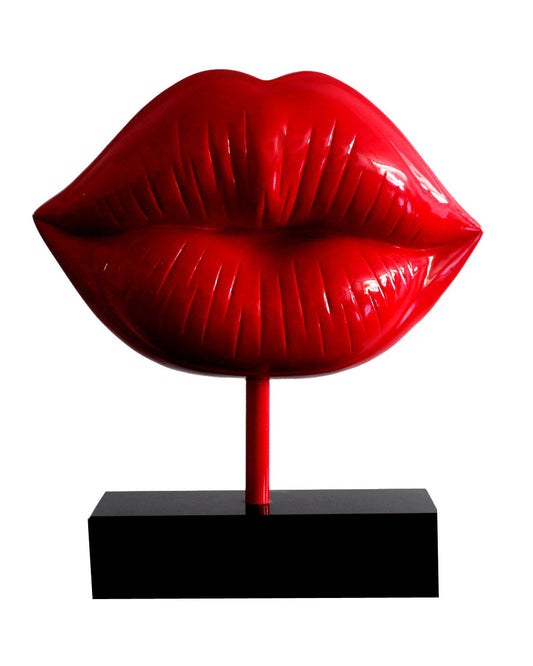 Red Lips Sculpture - Expo Home Decor
