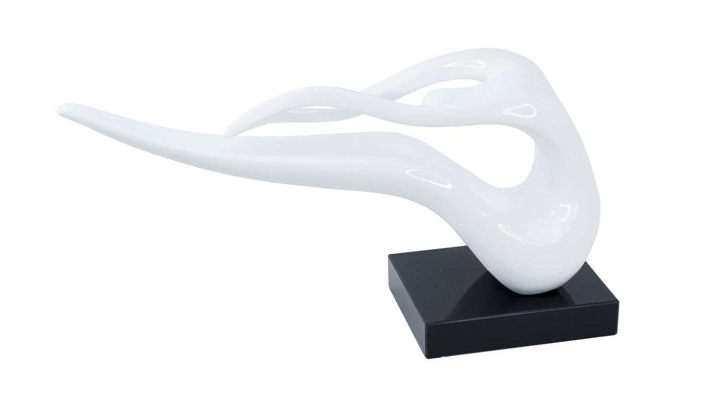Abstract Tabletop Sculpture w/ Marble Base - Expo Home Decor