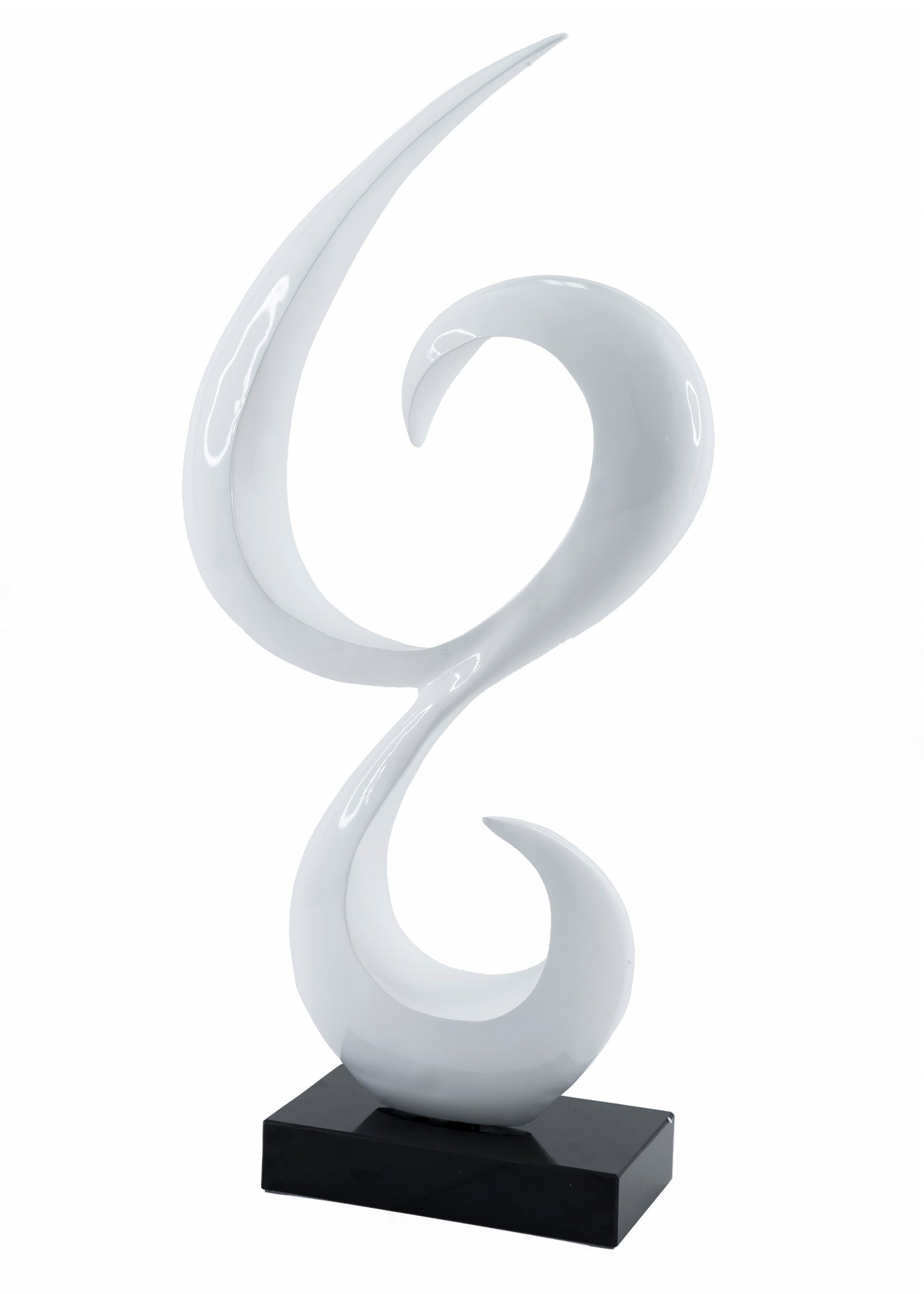 Abstract Tall Sculpture w/ Marble Base - Expo Home Decor