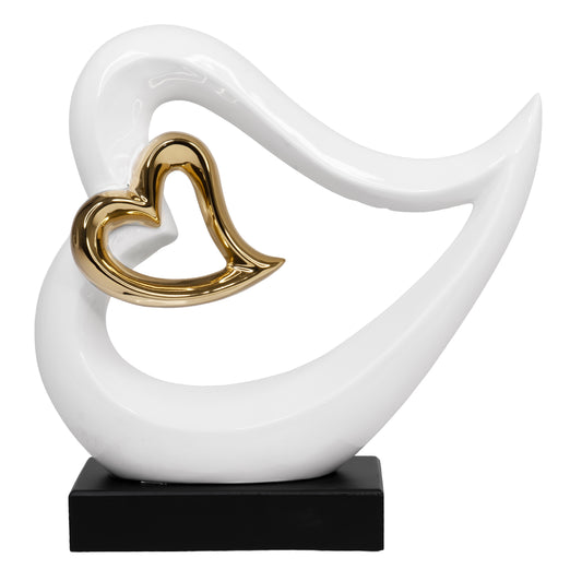 Double Heart Sculpture
