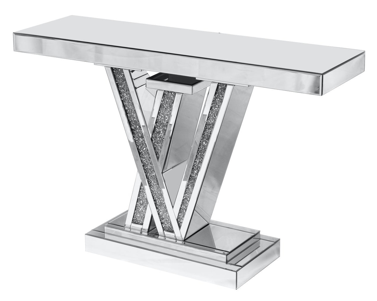 Diamond Mirror LV Console Table - Expo Home Decor
