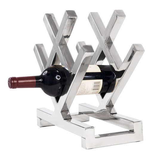 4 Bottle Stainless Steel Wine Rack - Expo Home Decor