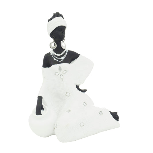 Sitting African Sculpture - Expo Home Decor