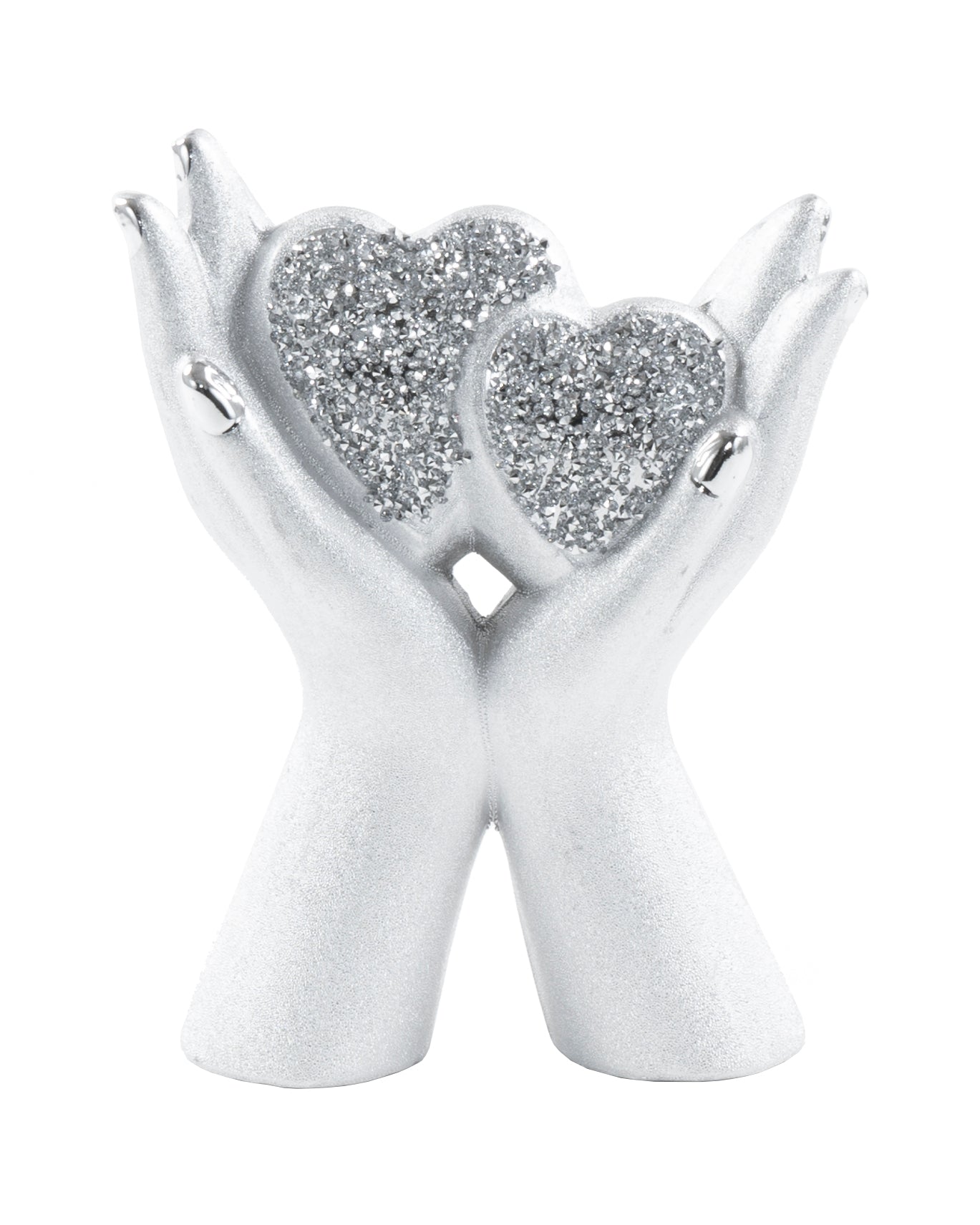 Hands Holding Diamond Hearts Decor - Expo Home Decor