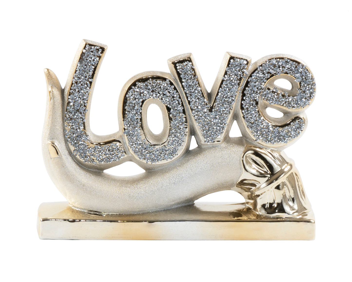 LOVE Word Diamond Decor Sculpture - Expo Home Decor