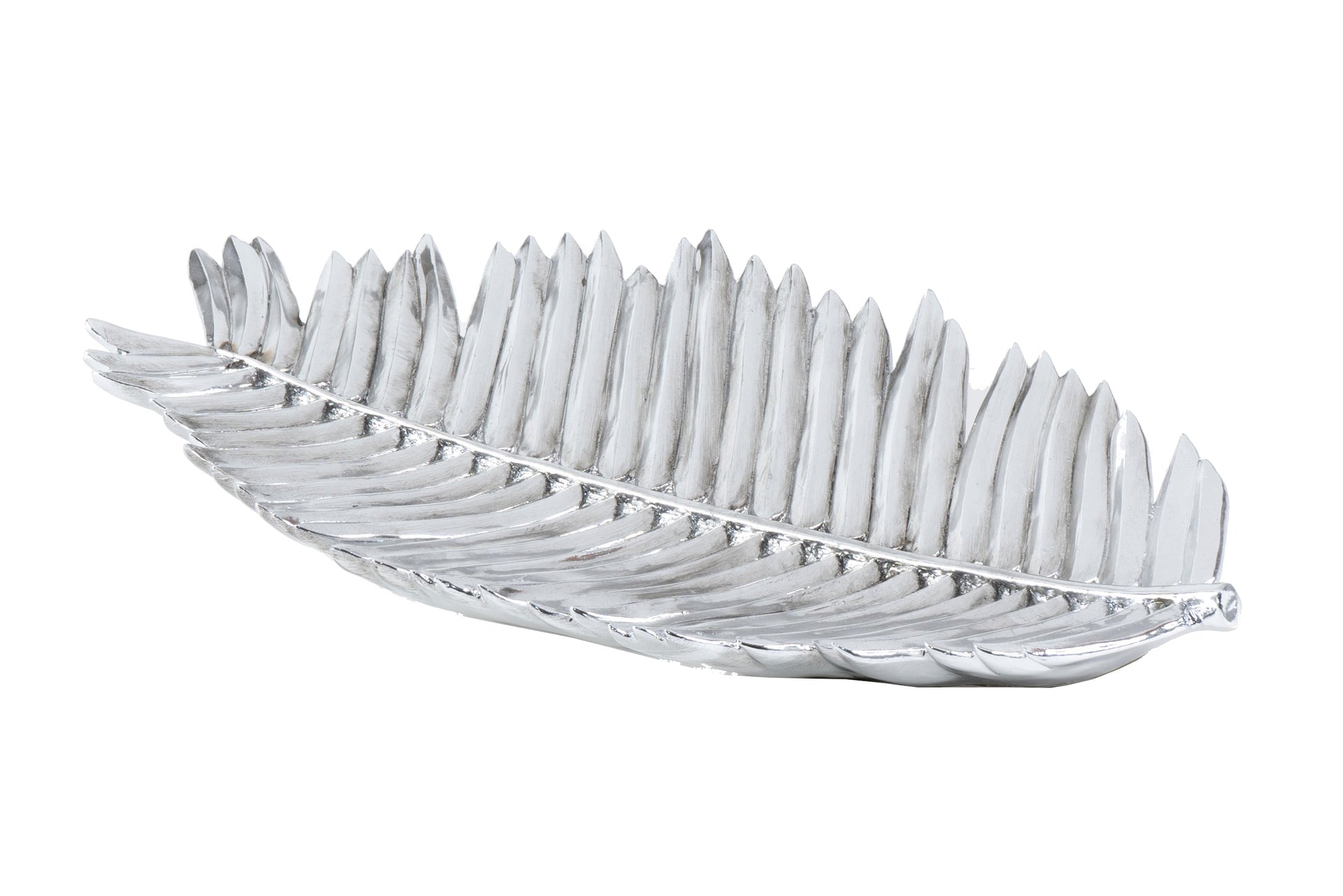 Silver Palm Leaf Tray - Expo Home Decor