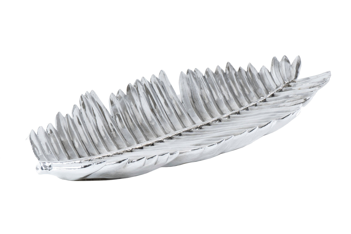 Silver Palm Leaf Tray - Expo Home Decor