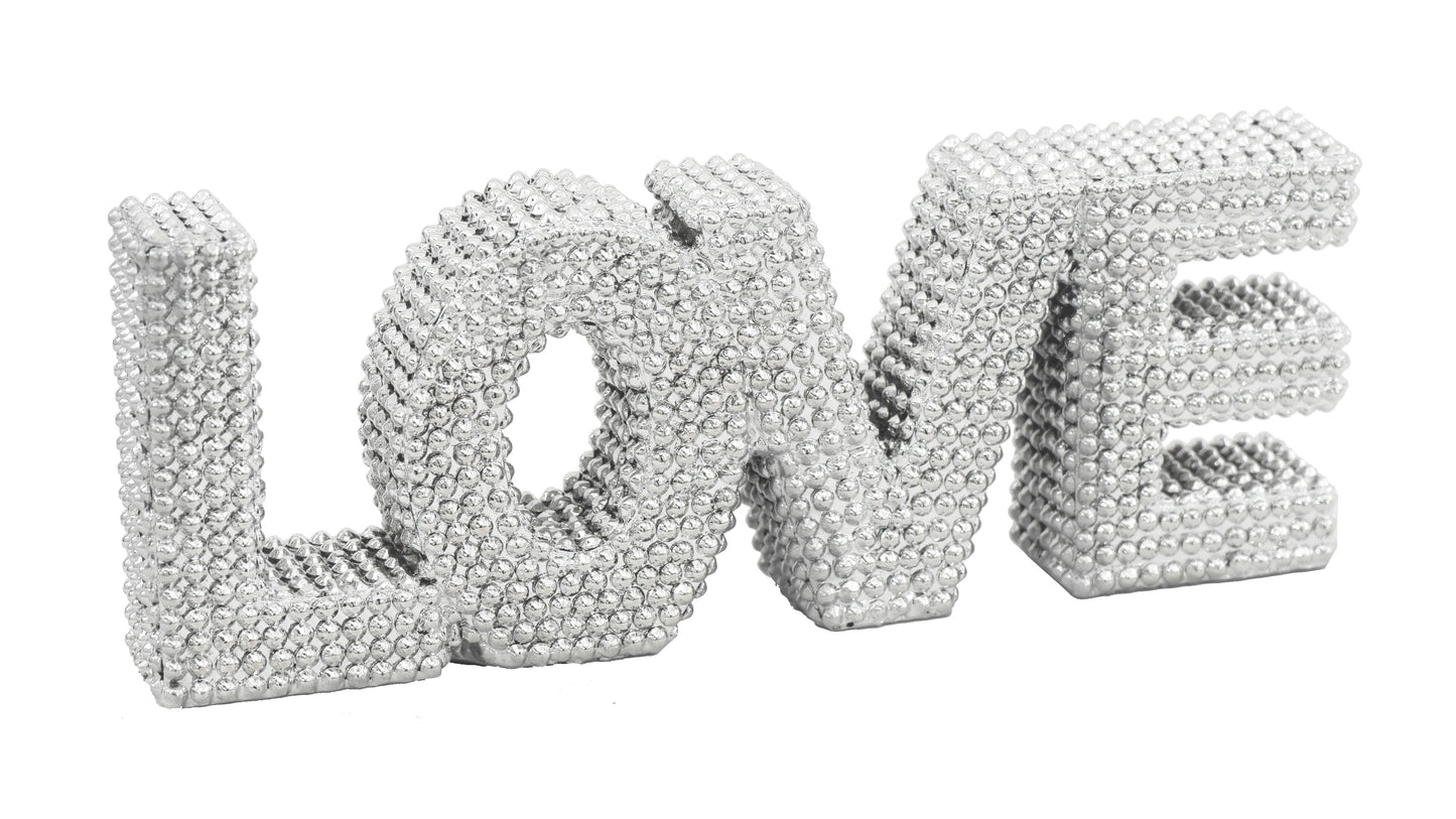 Studded LOVE Tabletop Sculpture - Expo Home Decor