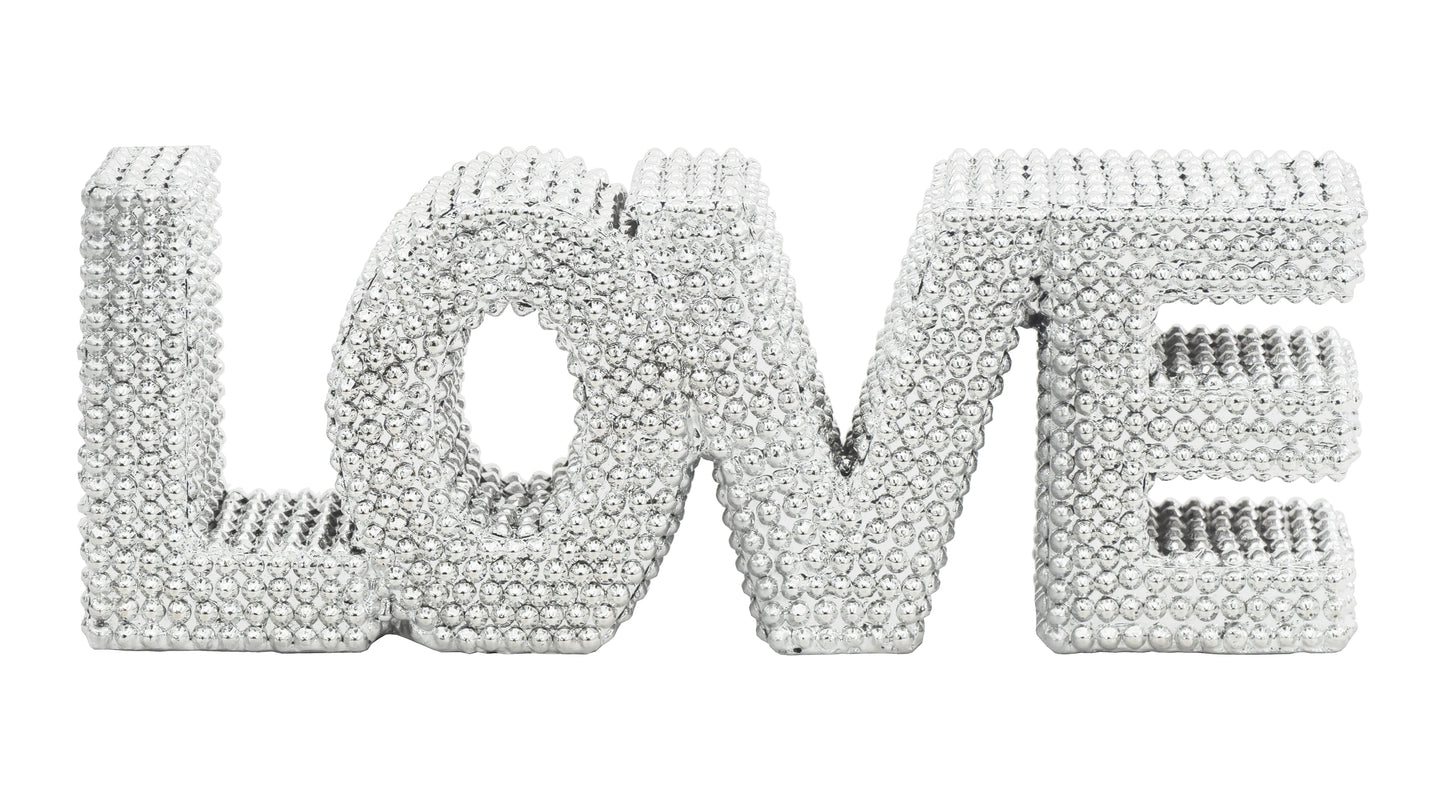 Studded LOVE Tabletop Sculpture - Expo Home Decor