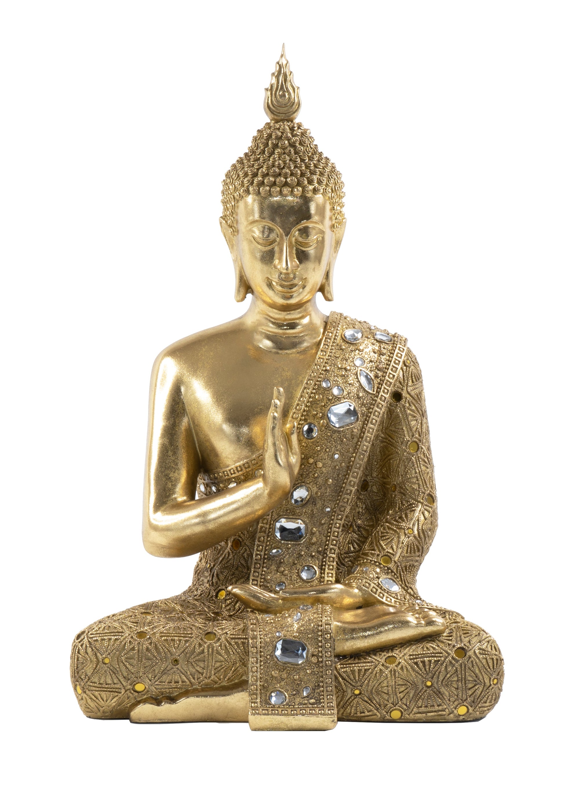Tabletop Gold Buddha Sculpture - Expo Home Decor