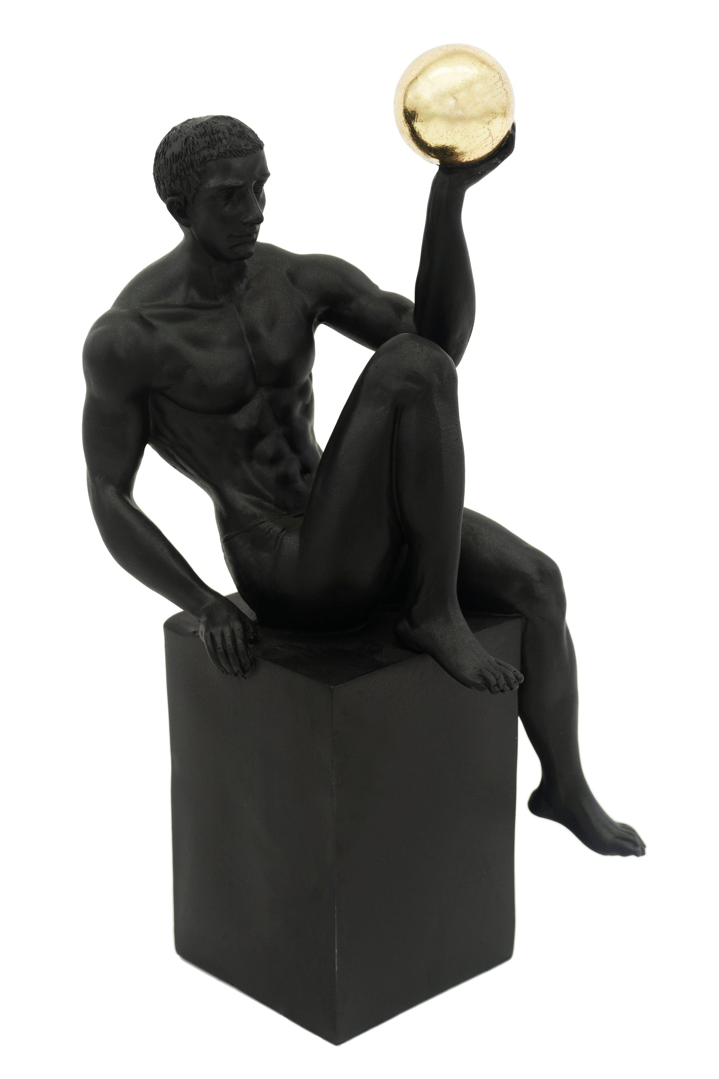 Sports Man Black Sculpture - Expo Home Decor