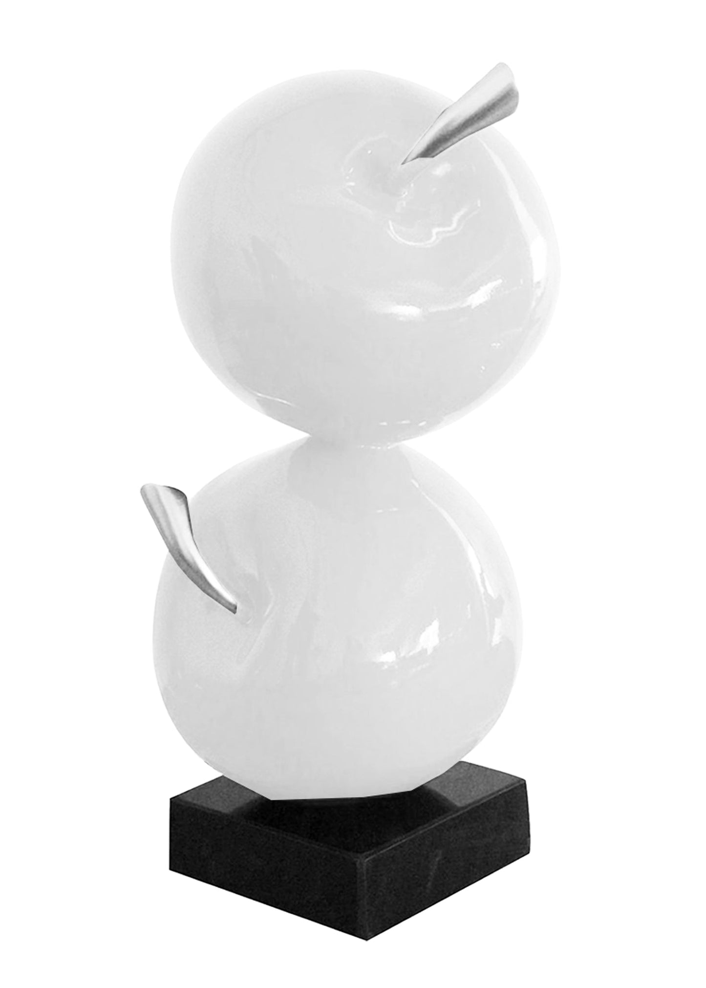 Tabletop Double Apple w/ Marble Base - Expo Home Decor