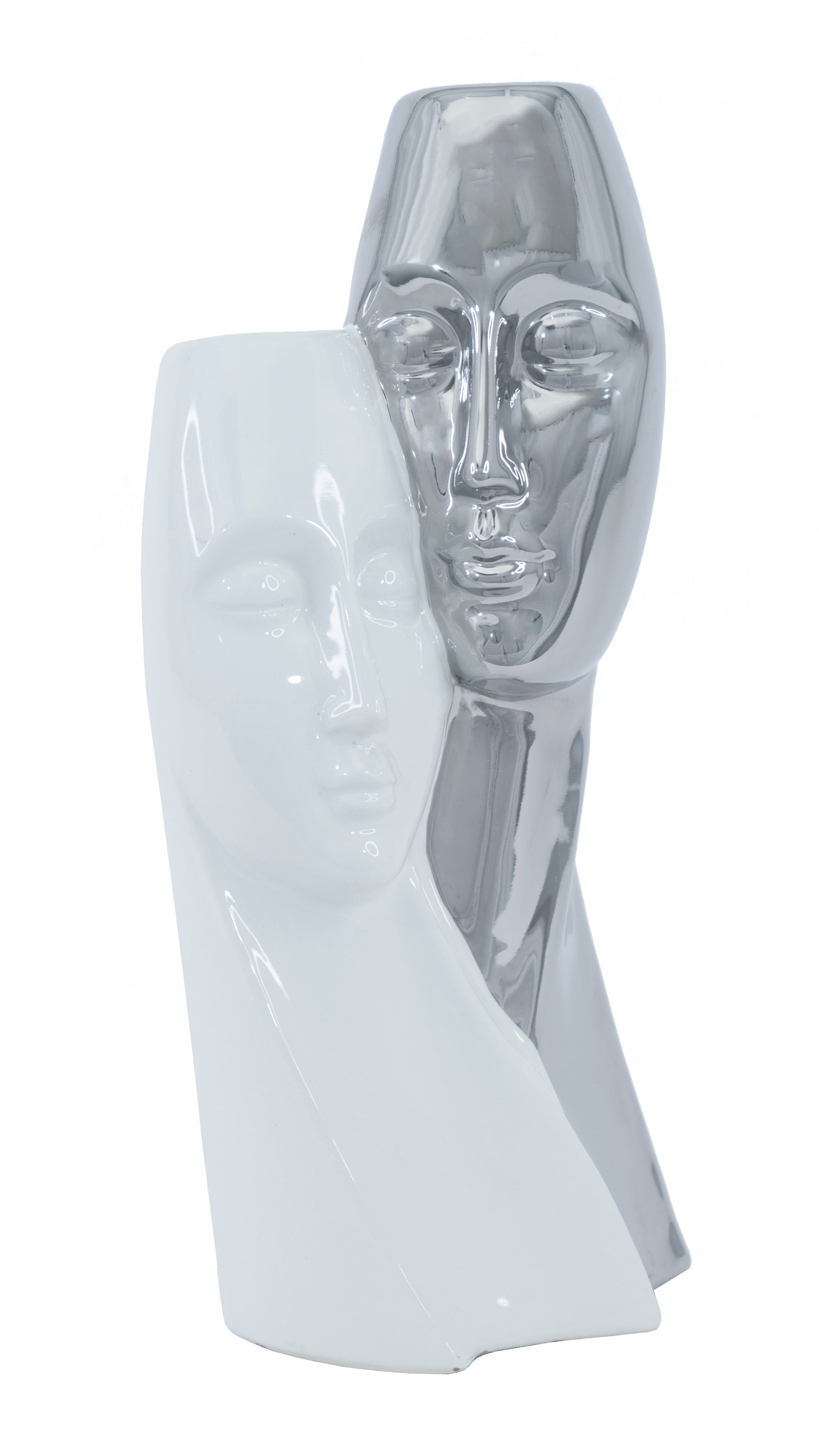 Double Face Ceramic Sculpture - Expo Home Decor